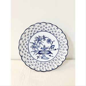 Blue Onion Plate